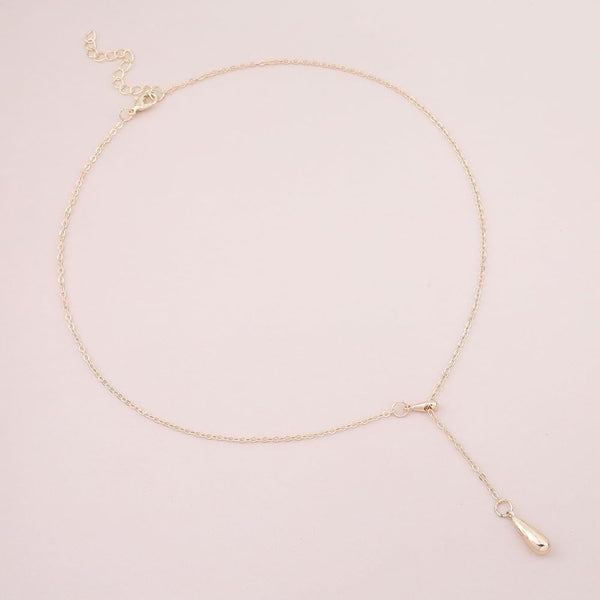 Anti-Tarnish Water Drop Pendant