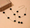 Black Clover Design Pendant Set