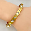 Cubic Zirconia 18k Gold Plated Anti-Tarnish Bracelet