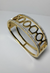 Elegant 18kt Gold Plated Cuff Bracelet