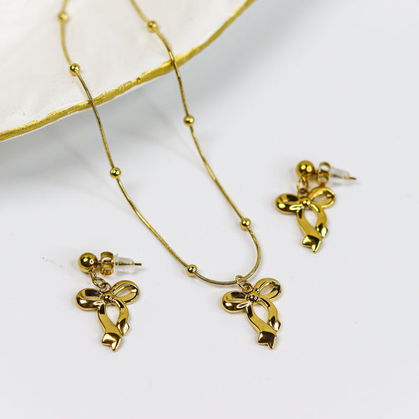 Beautiful Bow Pendant Sets