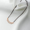 Stylish Mangalsutra With Black Beads