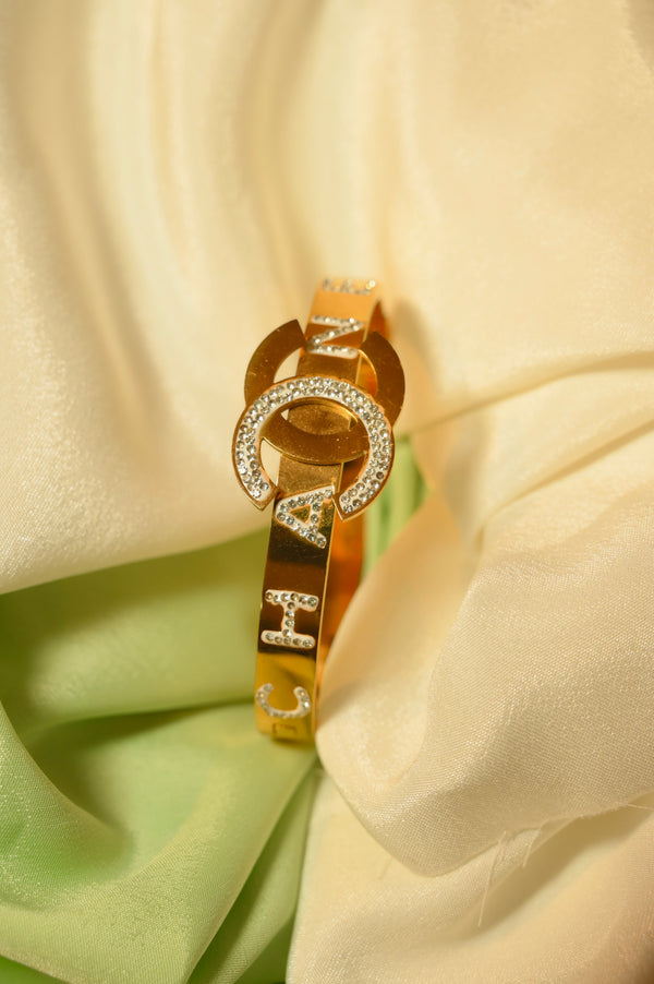 Chanel Diamond Studded Bracelet