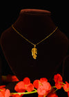 Anti-tarnish Feather Charm Pendant