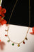 Multicolor Gold Plated Necklace