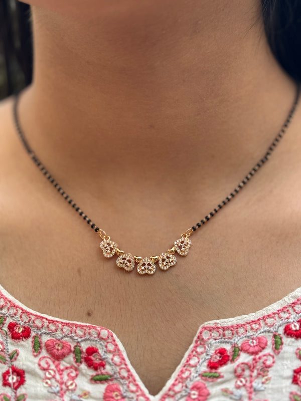 Heart Shape Rose Gold Managalsutra