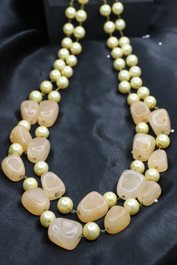 Dual Tone Double Layer Neckpeice