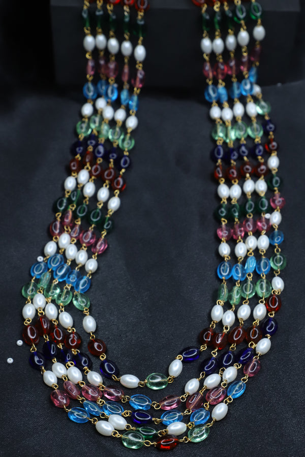 Multicolor Antique Mala