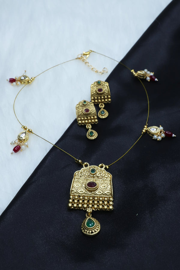 Buy Gold Plated Choker Necklace