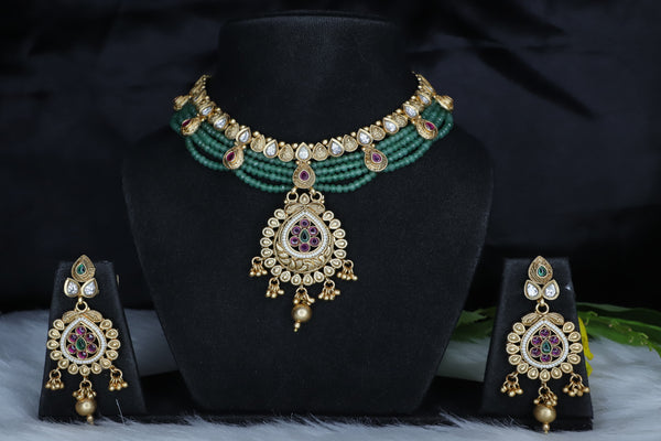 Elegant Gold-Plated Necklace Set