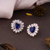 Sparkling Zircon Heart Shape Studs