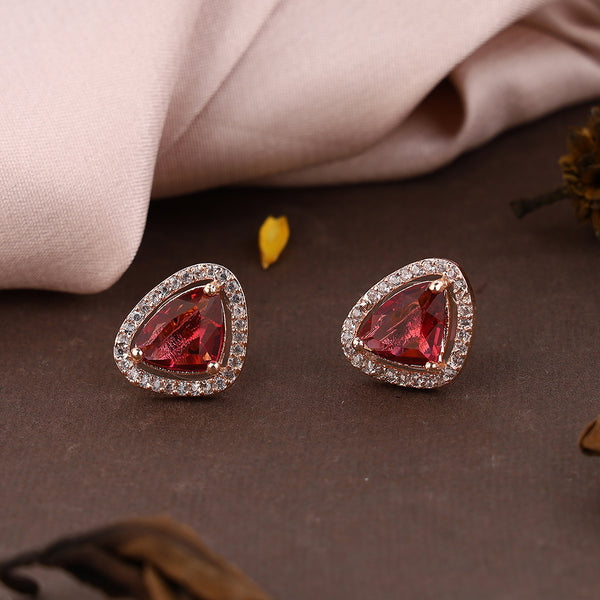 Silver Single Stone Stud