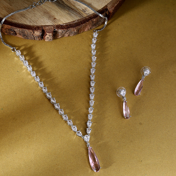 Trendy Ad Necklace Jewelry Set