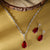 Everlasting Quality Jewels Silver Plated AD Necklace Set