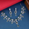 Emerald Green CZ Diamond Necklace Set