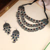 Multicolor Oxidized Choker Set