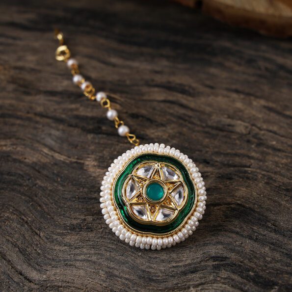 Gold Plated Rajputi Borla