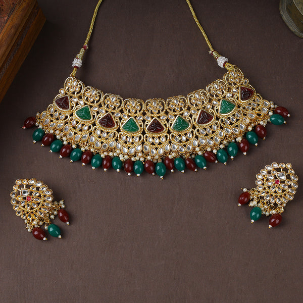 Gold Plated Choker Necklace