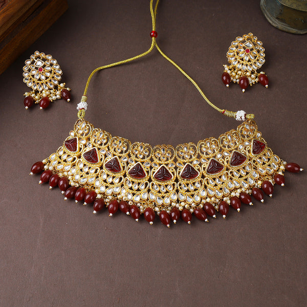 Gold Plated Choker Necklace