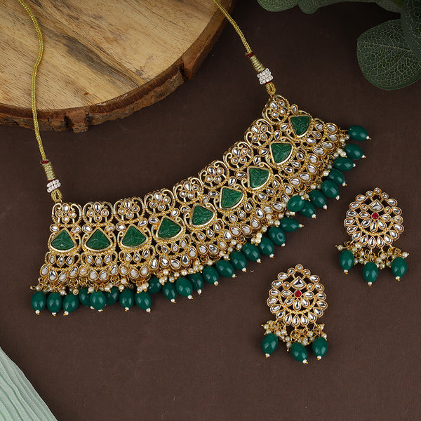 Gold Plated Choker Necklace