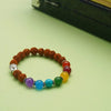 Rudraksha Bracelet With Multicolor Beads
