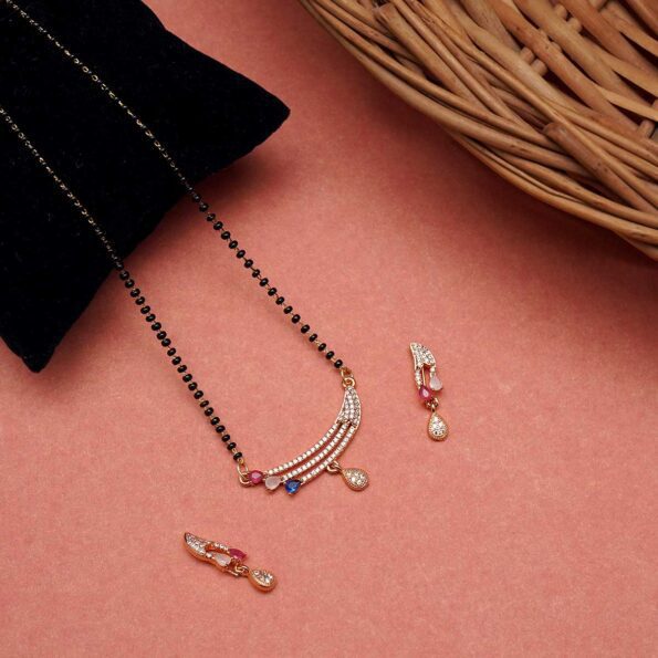 Stylish American Stone Mangalsutra