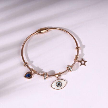 Evil Eye Gold Plated Bracelet