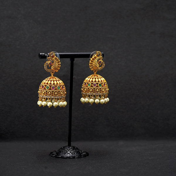 Gold Plated Traditional Earrings