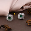 Classy Squar Cut Diamond Studs