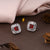 Classy Squar Cut Diamond Studs