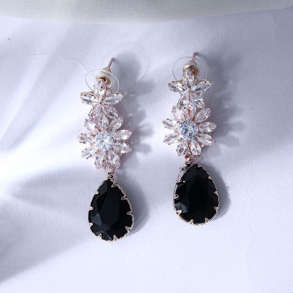 Traditional Crystal Stone Earring