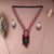 Zig-Zag Design Beaded Necklace