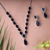 Luxury Teardrop AD Necklace Set