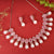 Pink Tone American Diamond Studded Necklace Set