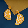 Handmade Lemon Beaded Earring