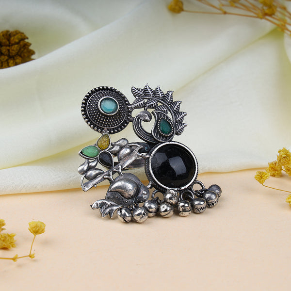 Brass Silver Traditional Oxidized Jewelry