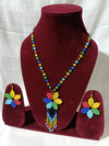 Flower Shape Multicolor Necklace