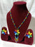 Flower Shape Multicolor Necklace