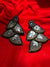Handmade Beaded Leaf Shaped Earrings