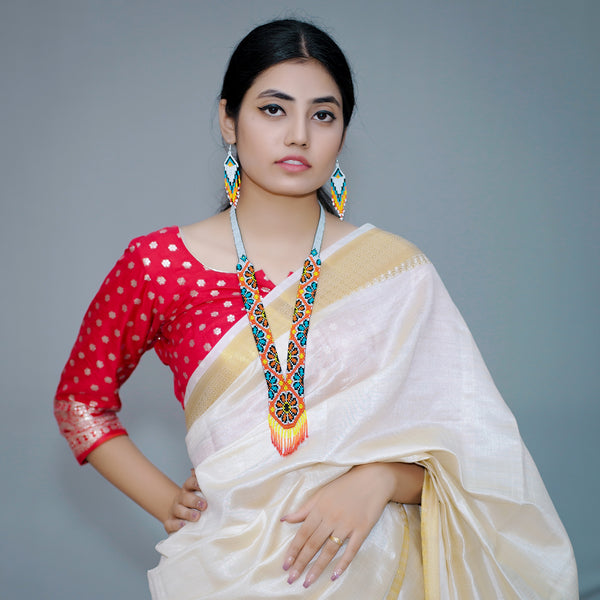 Traditional Wear Handmade Neckpieces Set