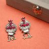 Oxy Cow Motif Earring