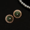 Gold Plated Flower Stud Earrings for Women/Girls