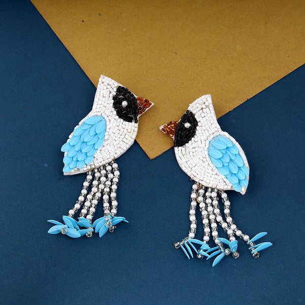 Beaded Sparrow Earrings