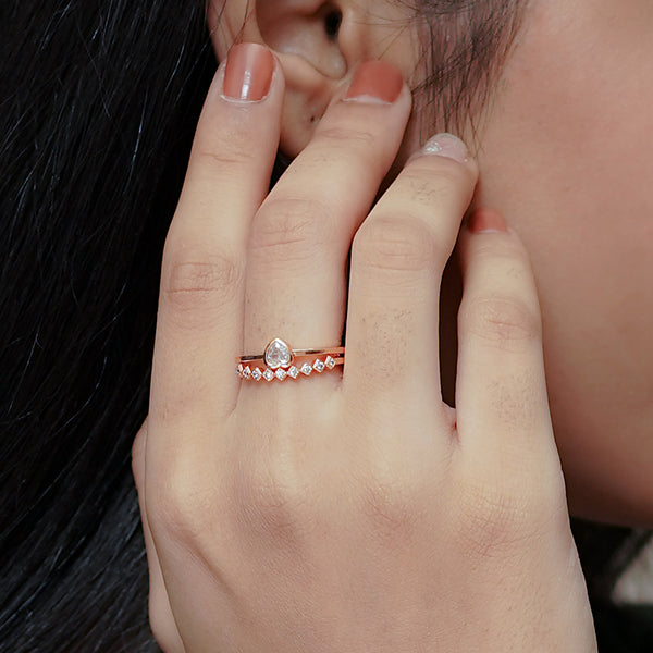 Gold Plated Heart Shaped Ring