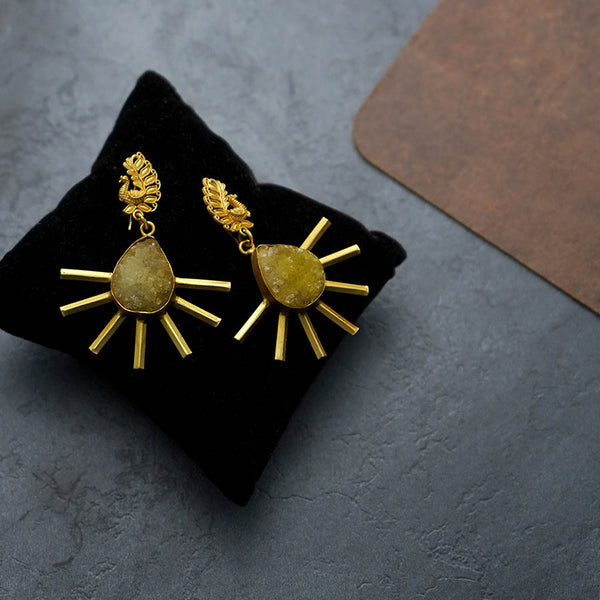 Peacock and Sun Burst Earring