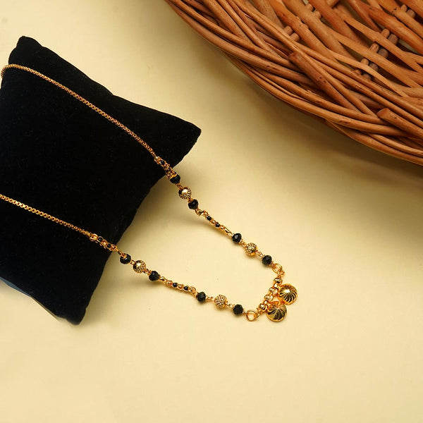Buy Gold And Black Traditional Mangalsutra