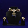 Meraki Kundan Minakari Choker Set With Beads