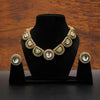 Meraki Beautifully Crafted Nacklace Set with AD Stone