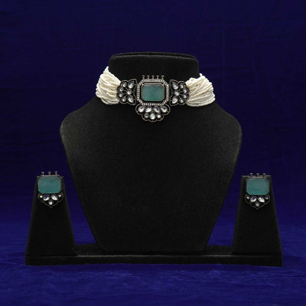 Meraki Multilayered Kundan Choker Set