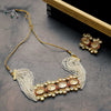 Meraki Stone with Kundan Work Choker Set